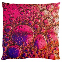 Colorful Bubbles Abstract Art Standard Premium Plush Fleece Cushion Case (two Sides)