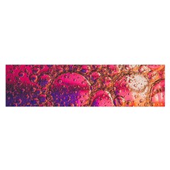 Colorful Bubbles Abstract Art Oblong Satin Scarf (16  X 60 ) by Jancukart