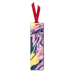 Pink Black And Yellow Abstract Painting Small Book Marks