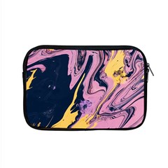 Pink Black And Yellow Abstract Painting Apple Macbook Pro 15  Zipper Case