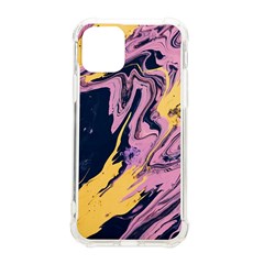 Pink Black And Yellow Abstract Painting Iphone 11 Pro 5 8 Inch Tpu Uv Print Case