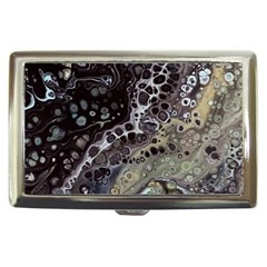 Black Marble Abstract Pattern Texture Cigarette Money Case