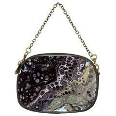 Black Marble Abstract Pattern Texture Chain Purse (one Side)