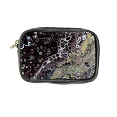 Black Marble Abstract Pattern Texture Coin Purse