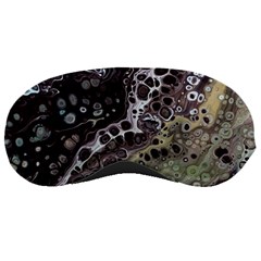 Black Marble Abstract Pattern Texture Sleeping Mask by Jancukart