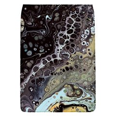 Black Marble Abstract Pattern Texture Removable Flap Cover (s)