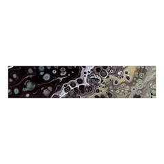 Black Marble Abstract Pattern Texture Velvet Scrunchie