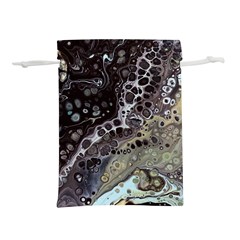 Black Marble Abstract Pattern Texture Lightweight Drawstring Pouch (s)