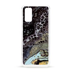 Black Marble Abstract Pattern Texture Samsung Galaxy S20 6 2 Inch Tpu Uv Case by Jancukart