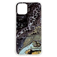 Black Marble Abstract Pattern Texture Iphone 12/12 Pro Tpu Uv Print Case