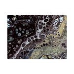 Black Marble Abstract Pattern Texture One Side Premium Plush Fleece Blanket (Mini) 35 x27  Blanket Front