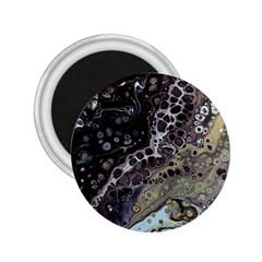 Black Marble Abstract Pattern Texture 2 25  Magnets