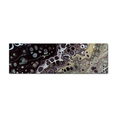 Black Marble Abstract Pattern Texture Sticker Bumper (10 Pack) by Jancukart