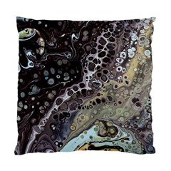 Black Marble Abstract Pattern Texture Standard Cushion Case (two Sides) by Jancukart