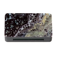 Black Marble Abstract Pattern Texture Memory Card Reader With Cf by Jancukart