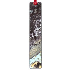 Black Marble Abstract Pattern Texture Large Book Marks