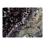 Black Marble Abstract Pattern Texture Premium Plush Fleece Blanket (Mini) 35 x27  Blanket Front