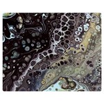 Black Marble Abstract Pattern Texture Premium Plush Fleece Blanket (Medium) 60 x50  Blanket Front