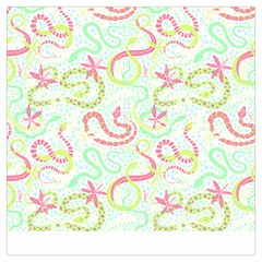 Snake T- Shirt Snakes Pattern T- Shirt Lightweight Scarf  by maxcute