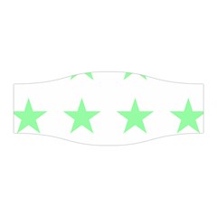 Stars T- Shirt Star Pattern - Green T- Shirt Stretchable Headband by maxcute