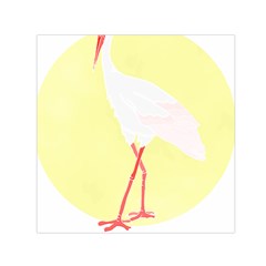 Stork Design T- Shirtstork T- Shirt (1) Square Satin Scarf (30  X 30 ) by maxcute