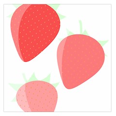 Strawberry T- Shirt Strawberries T- Shirt Square Satin Scarf (36  X 36 ) by maxcute