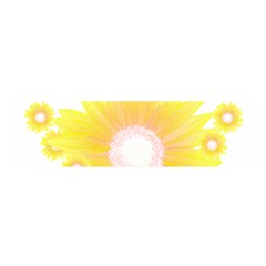 Sunflower Heart T- Shirt Sunflower Hearts, Sunflowers, Heart, Bloom T- Shirt Oblong Satin Scarf (16  X 60 ) by maxcute