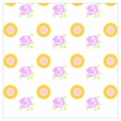 Sunflowers And Roses Pattern T- Shirt Sunflowers And Roses Pattern T- Shirt Lightweight Scarf  by maxcute