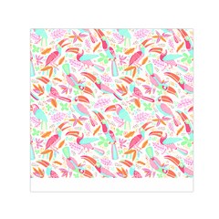 Toucan T- Shirt Toucan Pattern T- Shirt Square Satin Scarf (30  X 30 ) by maxcute