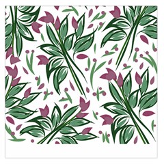 Tropical Island T- Shirt Pattern Love Collection 2 Square Satin Scarf (36  X 36 ) by maxcute