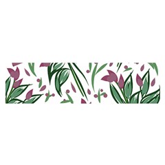 Tropical Island T- Shirt Pattern Love Collection 2 Oblong Satin Scarf (16  X 60 ) by maxcute