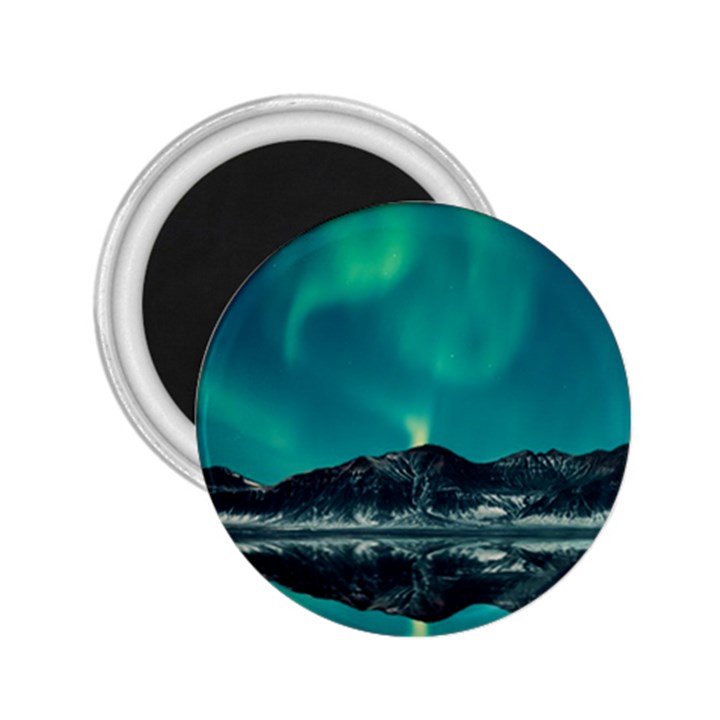 Blue And Green Sky And Mountain 2.25  Magnets