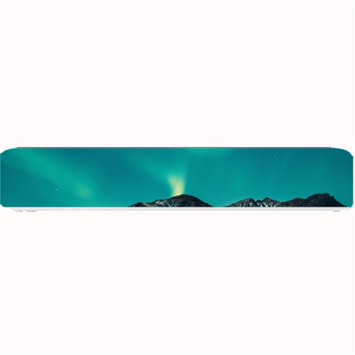 Blue And Green Sky And Mountain Small Bar Mat