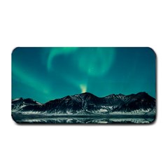 Blue And Green Sky And Mountain Medium Bar Mat by Jancukart