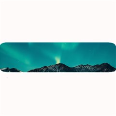 Blue And Green Sky And Mountain Large Bar Mat by Jancukart