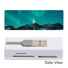 Blue And Green Sky And Mountain Memory Card Reader (stick)