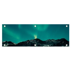 Blue And Green Sky And Mountain Banner And Sign 6  X 2 