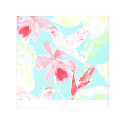 Tropical T- Shirt Tropical Fascinating Unfold T- Shirt Square Satin Scarf (30  X 30 ) by maxcute