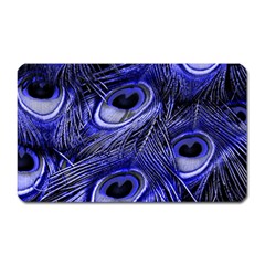 Purple Peacock Feather Magnet (rectangular) by Jancukart