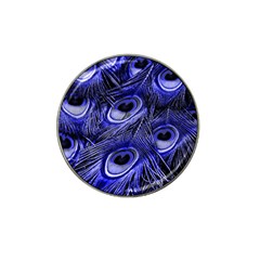 Purple Peacock Feather Hat Clip Ball Marker