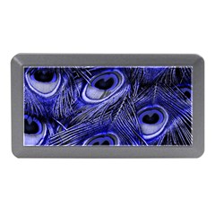 Purple Peacock Feather Memory Card Reader (mini)