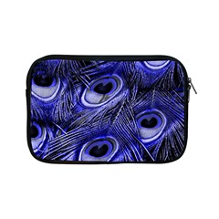 Purple Peacock Feather Apple Ipad Mini Zipper Cases by Jancukart