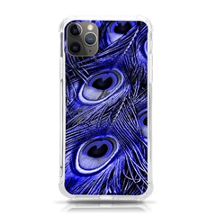 Purple Peacock Feather Iphone 11 Pro Max 6 5 Inch Tpu Uv Print Case