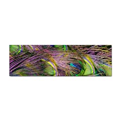 Green Purple And Blue Peacock Feather Sticker (bumper) by Jancukart