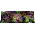 Green Purple And Blue Peacock Feather Body Pillow Case Dakimakura (Two Sides) Front