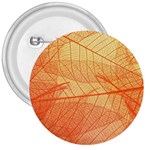 Orange Leaves Colorful Transparent Texture Of Natural Background 3  Buttons Front