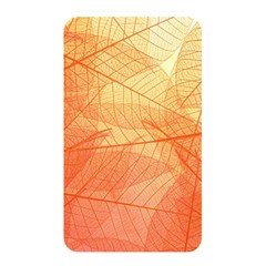 Orange Leaves Colorful Transparent Texture Of Natural Background Memory Card Reader (rectangular)