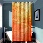 Orange Leaves Colorful Transparent Texture Of Natural Background Shower Curtain 36  x 72  (Stall)  Curtain(36 X72 ) - 33.26 x66.24  Curtain(36 X72 )