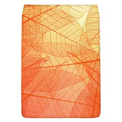 Orange Leaves Colorful Transparent Texture Of Natural Background Removable Flap Cover (l)