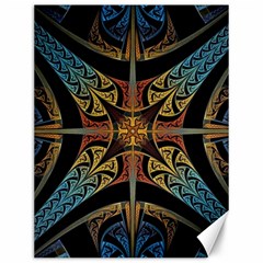 Abstract, Pattern Arabesque Design Tile Decoration Seamless Canvas 12  X 16 